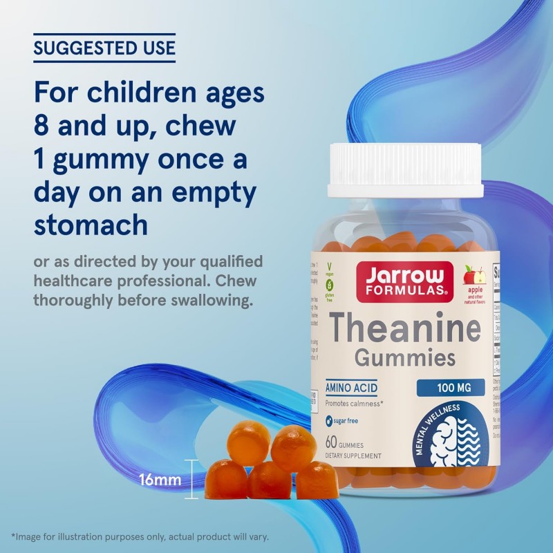 Theanine Gummies - 60 бонбона / 100 мг. - Image 3