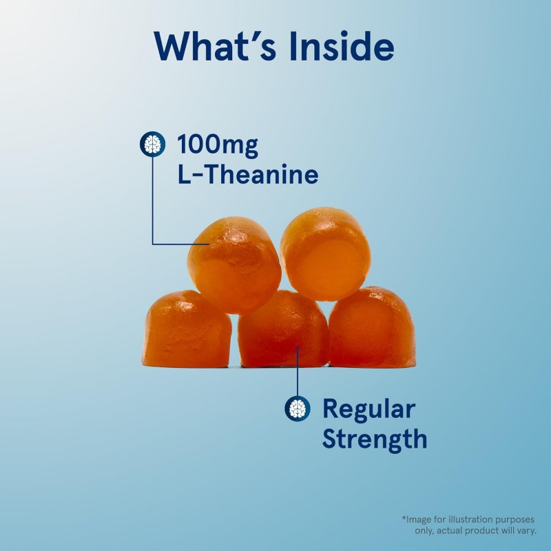 Theanine Gummies - 60 бонбона / 100 мг. - Image 9