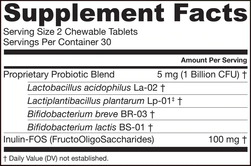 Yum-Yum Dophilus® Малина - 60 табл. / 1 млрд. - Image 2